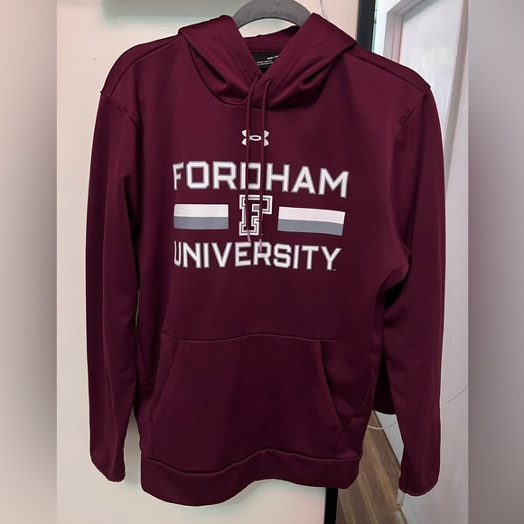 Fordham University Under Armor Pull Over Hoodie - Picture 3 of 5